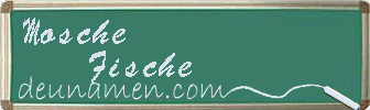 Mosche Fische Visitenkarte